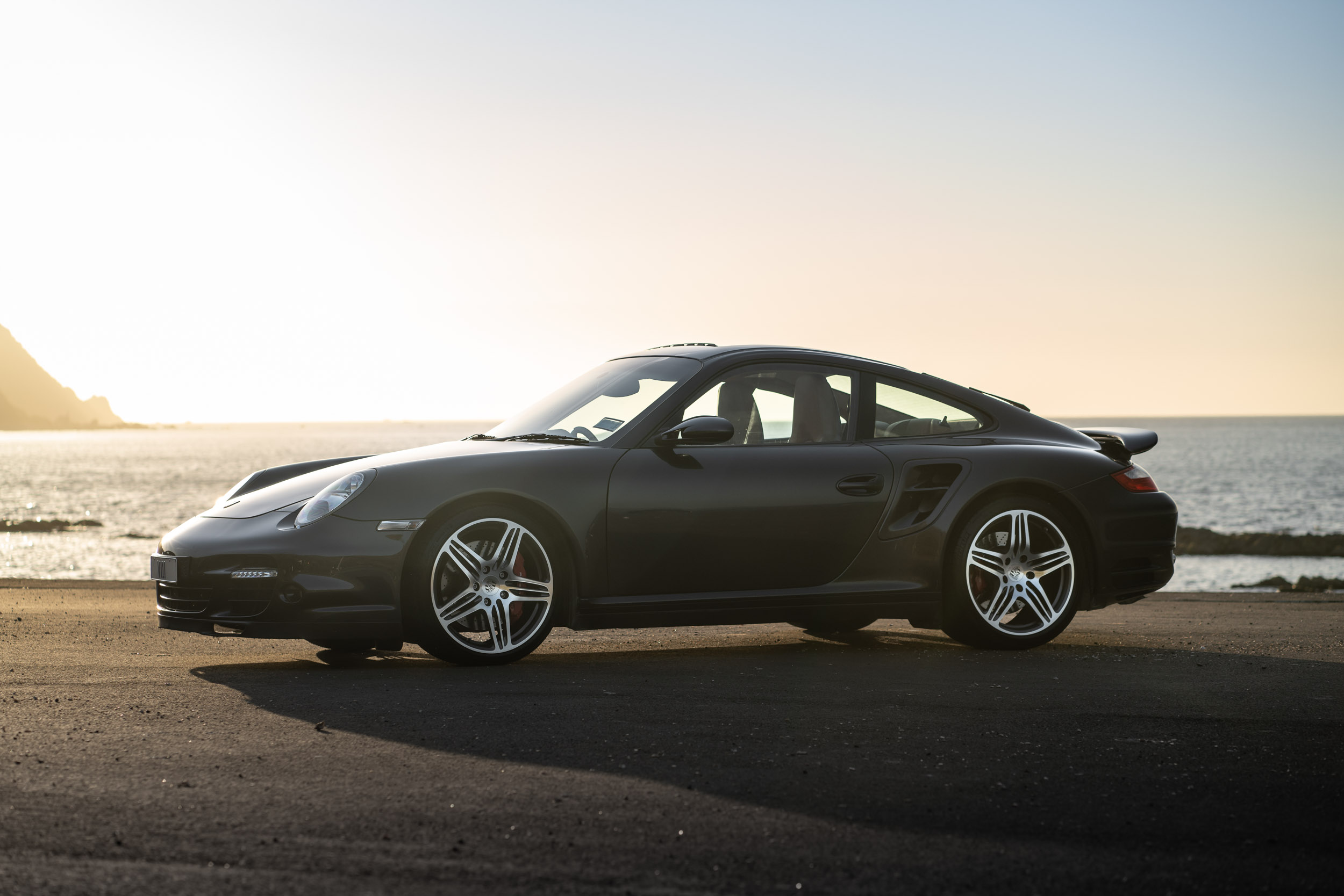 Porsche 911 at waterfront